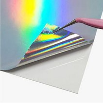 프린터 프린트 용지 20장a A4 투명 자기 접착 인쇄 홀로그램 스티커 감성 인테리어 예쁜 프린트지 인쇄지
