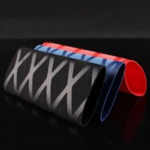 서후네 [1+1] 스포츠 탁구라켓 미끄럼방지 밴드 열수축 손잡이 밀착커버, 2개, 레드