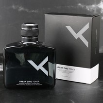 바쁜 도시 남성의 진한향 남성화장품 블랙 토너 150ml, 1개