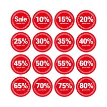 이쁜 눈에띄는 세일스티커 c800, 1000개