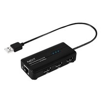 [강추] USB 3포트 허브 유선랜카드 이너텟 랜포트 PC LAN 84581EA, 본상품선택, 본상품선택