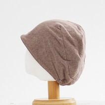 지오마켓 양면 무지 면비니 항암모자 실내 수면 헤어두건