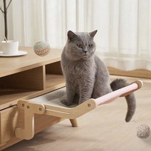 20kg 고양이 원목 윈도우 펫메이커 창문 창틀 캣타워 소파 쇼파 해먹윈도우형 해먹, PINK GRAY