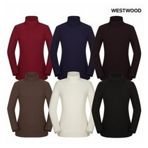 웨스트우드 WESTWOOD 여성 이너로 입기 딱 좋은 데일리 터틀넥 티셔츠_pt