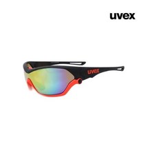 UVEX 우벡스 705 자전거용 미러 고글, 화이트 블랙 매트, 화이트 블랙 매트