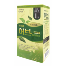 아로마 프리미엄 허브 헤어칼라(염색약) 1호 2호 선택/새치백모용/남여공용, 2호(연한흑갈색), 1개