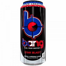 뱅 에너지 드링크 코큐텐 & 크레아틴 Star Blast 12 음료 16 Fl Oz . 각각