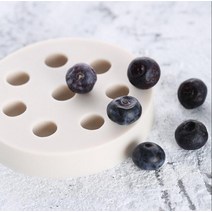 케익도구 소품 1pc 블루 베리 퐁당 실리콘 몰드 3d 공예 케이크 장식 도구 diy 케이크 베이킹 도구 초콜릿 비스킷 몰드 b044b045, b045
