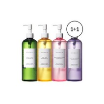 파인애플 필링젤+핑크솔트 바디스크럽 +카놀라 클렌징오일50ml 추가증정, 라이트 클렌징오일 400ml 1+1 (그린라이트/유자/