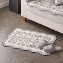 베누지오 칼로스 그레이 워셔블 자카드 발매트 (50x70)