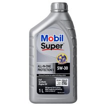 Mobil Super 3000 5W-30 1L 가솔린 디젤 엔진오일, 단품, 5w30, 1개