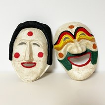 한지 탈 뜯어붙이기 한지공예 DIY 키트, 여인탈
