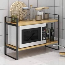 햇빛몰제휴사 책장 장식장 선반 책꽂이 가성비 전자렌지 책상 2단 블랙 50cm