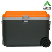 캠텔 캐리어형 아이스박스, 그레이, 50L