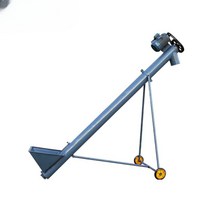 스크류 컨베이어 사료 콩 분말 톤백 운반 진공 사출기, 미터당 두꺼운 114 직경