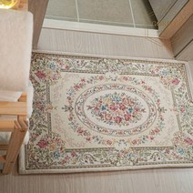 고르소 에스닉 페르시안 발매트 현관 욕실 주방 화장실 매트, 엔틱베이지