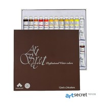 아트시크릿 수채화물감, 12ml, 24색