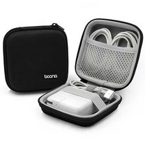 맥북 이어폰 충전기 정리정돈 보관 케이스 포켓 디지털파우치 회사 케이블, 그레이