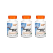 닥터스 베스트 시나몬 엑스트랙트 위드 씨눌린 PF 125mg 60베지캡 [3통] Cinnamon Extract with Cinnulin PF