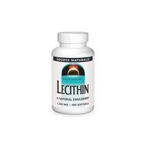 소스내츄럴 Source Naturals 소스 내추럴스 내츄럴 레시틴 1200mg 200소프트젤, 200개, 1개