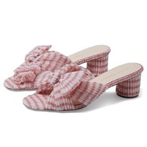 Loeffler Randall Emilia 주름 매듭 뮬 여성샌들 여자친구선물