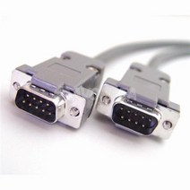 수작업 RS232 9핀 수-수 1M 다이렉트 시리얼케이블