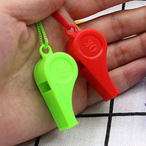 키알리 어린이 유아 장난감 운동회 칼라 호루라기 호각 휘슬 3P 2세트