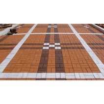 [200장 / 4m2] I형 인터록킹 차도블럭 [200mm x100mm] [두께80mm 차도용] [With보도블럭] 토목 건축 인테리어 바닥재 벽돌 브로크, [200장] [두께80mm] 그린