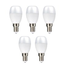 LED 미니전구 대추구 4W E14, 전구색 5개입