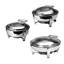 원형 챠핑디쉬 슬로우다운 스텐워머기 보온기, 03. JH-017전기용16호 은장