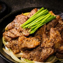 화화 돼지왕갈비 흑돼지 양념구이2kg 캠핑용 술안주 양념갈비