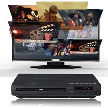 DVD플레이어 ODD 휴대용 외장 연결 홈1080P 풀 HD DVD 플레이어 USB 멀티미디어 디지털 TV 지원 HDMI-호환, 한개옵션0
