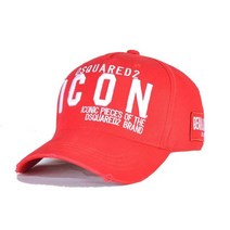 캡모자 Dsquared2 글자 코튼 남성 여성 야구 모자 정점 장식 트럭 운전사 스냅 백 야외 아빠, [01] Adjustable, [02] white