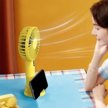 22년신상 저소음 탁상겸용 휴대용 선풍기 1200mAh 목선풍기 판촉선풍기 골프장, 화이트