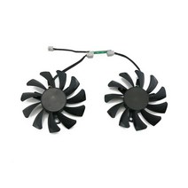 그래픽카드 GA81S2U 75MM GTX970 쿨러 팬 교체 ZOTAC GeForce GTX 970 그래픽 카드 냉각, 02 2PCS