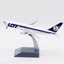 다이캐스트 항공기 모델 인테리어 다이 캐스트 1:200 스케일 로트 폴란드 항공 b767-200er sp-loa 합금 컬렉션 기념품 장식품, a, a