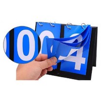 점수판 스코어보드 접이식 스코어판, 2자리 점수판