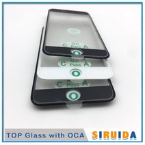 10pcs 상단 콜드 프레스 3 1 LCD 전면 스크린 유리 프레임 OCA 접착제 + 귀 말하기 메쉬 아이폰 호환 8 7 6 6s 플러스 5 5s XR 복구, Add Mesh ear speaker, MIX, For iphone 7plus
