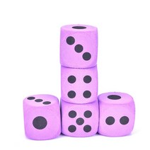 보드 게임 주사위 3 7cm3 8mm 특수 자이언트 에바 폼 주사위 블록 파티 장난감 게임 상금 용 게임 주사위 교육 완구, 3.8cm
