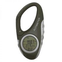 전자 고도계 Carabiner 휴대용 온도계 야외 낚시 일기 예보 모드 측정기 가제트, 하나, 보여진 바와 같이