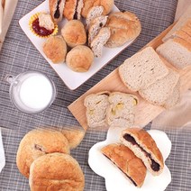 참농부들 새싹발아발효 국내산 통밀빵 우리밀빵 다이어트통밀빵 당뇨예방에 좋은빵 HACCP적용, 발아통밀 견과쿠키 20g x 5개