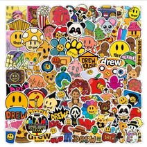 103050100 개대 저스틴 비버 kawaii chidren 헬멧 스티커, 무작위 10개