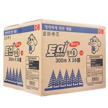 동방제지 토미 엠보싱점보롤 300m 16롤 2겹 고급 화장지 점보롤, 1박스