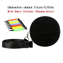 스마트 풍선 어시스트가 포함된 골프 스윙 트레이너 볼 골퍼를 위한 자세 교정 훈련 dropshipping 스마트 임팩트 볼, 검은색