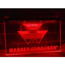 네온사인 네온간판 미용실싸인볼 lg187- massey ferguson 트랙터 led 불빛 홈 장식 공예품, 그물, 40x30cm USB 스타일