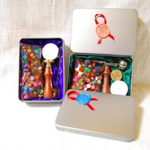 해리포터 씰링왁스 15색 만들기세트 DIY도장 실링도장, D