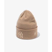 뉴에라 MLB 미국정품 리그 베이직 토널 뉴욕 양키스 비니 카멜 KNIT LEAGUE BASIC TONAL NEYYAN CML