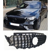 벤츠 w213 e클래스 GT 세로그릴 블랙 실버 AMG스타일 e300 e220, 1개