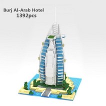 나노블럭 대형나노블럭 도시 건축 콜로세움 루브르 박물관 스핑크스 다이아몬드 빌딩 나노 블럭 캐피틀 빅 벤 파리 건설 완구, 052 상자 없음