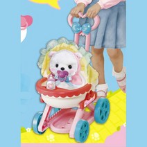 3세여아 유모차 강아지돌보기 작동완구 아이애착인형 여자아이선물